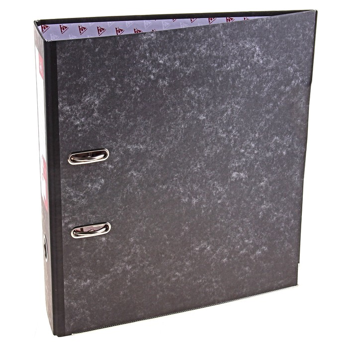 Папка-регистратор 50мм мрамор, черн. Уг. Мех. Папка мрамор. Папка-регистратор 75 мм (+/- 5 мм) мрамор, черный,бум/бум,мет.