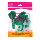 Шар латексный 10", пастель, набор 5 шт., цвет зелёный 4986647