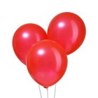 Шар латексный 10", металл, набор 100 шт., цвет красный 4986679