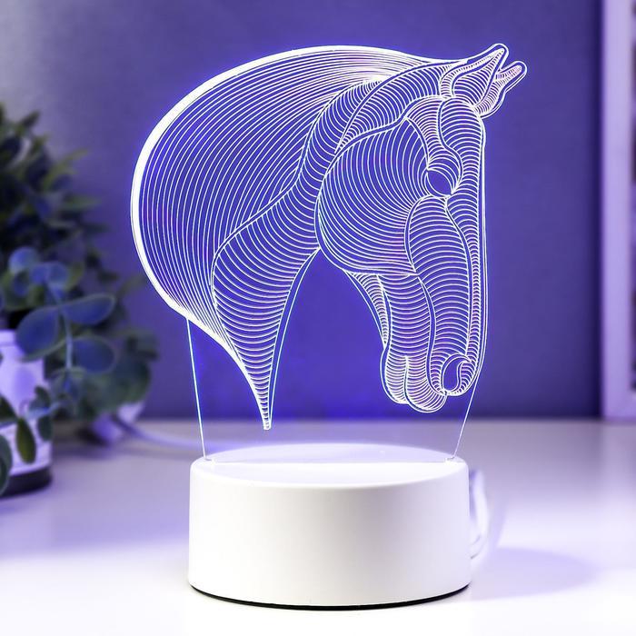 Светильник "Лошадь" LED RGB от сети
