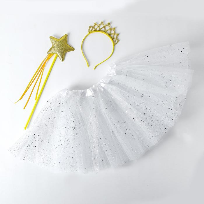 Карнавальный набор «Принцесса», ободок, юбка, жезл - фото 127194129