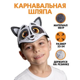 Шляпа карнавальная «Енот Сэмик» в Донецке