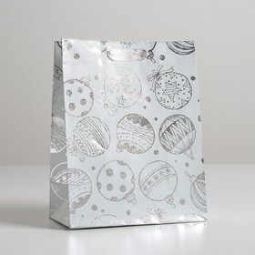 Пакет металлизированный вертикальный «Яркий праздник», MS 18 х 23 х 10 см (12 шт)