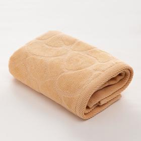 Terry towel Ethel "Marble" 30*60 cm, color beige 100% cotton, 500 gr/m2