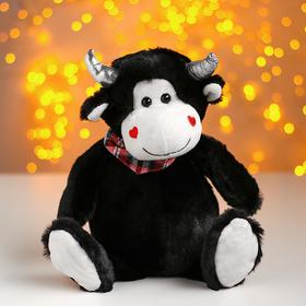 Мягкая игрушка «Влюблённый бычок», цвет чёрный в Донецке