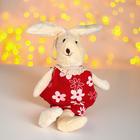 Soft toy "Bunny" outfit in flower, types of MIX