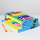 Children's musical toy "Metallophone with keys and stick" 25,5x18x7,5 cm