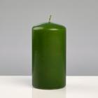 Свеча - цилиндр "Колор", 7×13 см, зелёный - фото 6688301