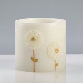 Round Dandelion lamp, 10 cm, white