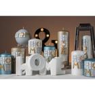 Свеча - цилиндр "Sensitive Home", 7×13 см, джинсовый - фото 800585154