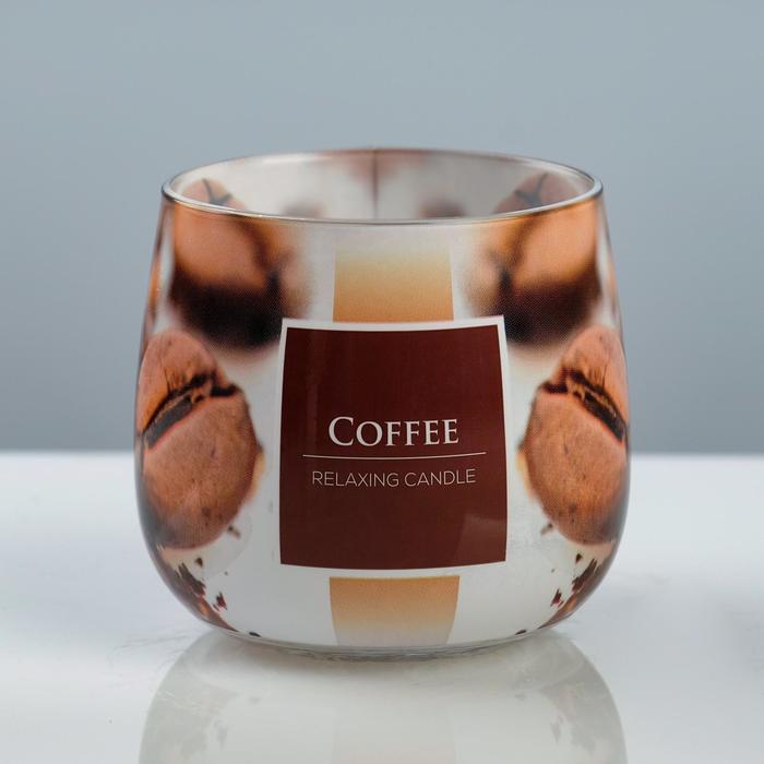 Свеча ароматическая в стакане "Кофе", 8×7,2 см