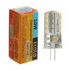Лампа светодиодная Ecola Corn Micro, G4, 3 Вт, 6400 К, 320°, 40х15 мм - фото 6688391