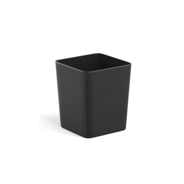 Подставка-стакан для пишущих принадлежностей ErichKrause Base, 7,5 х 9 х 7,5 см, черный - фото 807264