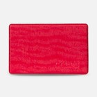 Travel ticket case, 9.5*0.1*6cm velour, red