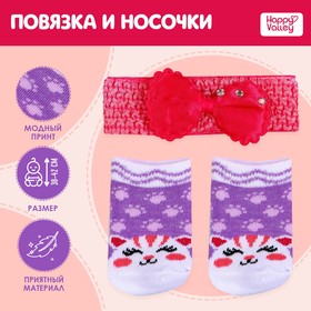 Аксессуары для пупса «Кошечка»: носочки, повязка в Донецке