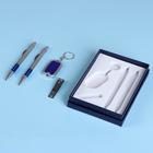 Gift set 4in1 (2 handles, wire cutters, flashlight blue) Gift set 4in1 (2 handles, wire cutters, flashlight blue)