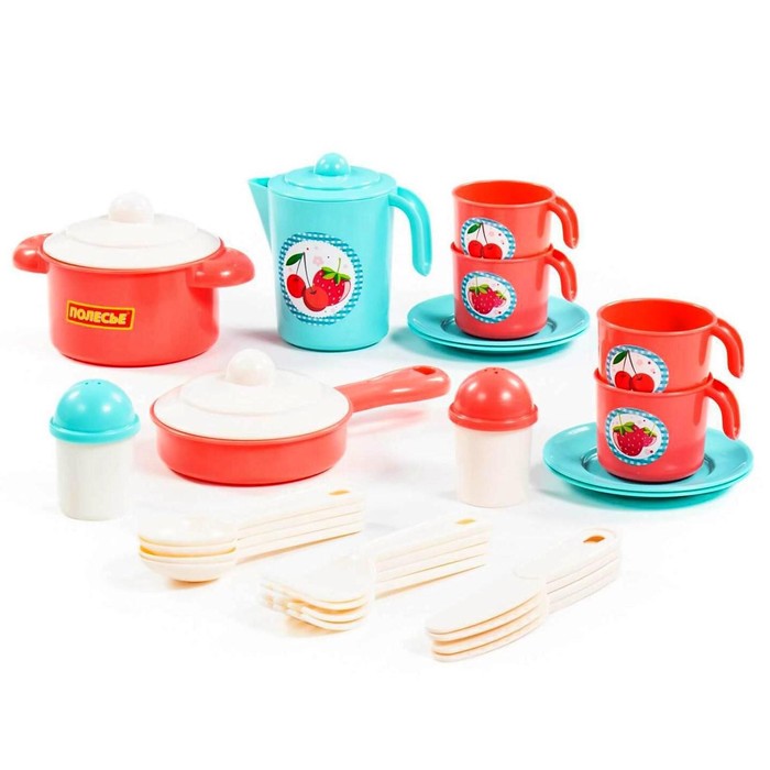 Набор детской посуды «Настенька», на 4 персоны, 28 элементов - фото 126977102