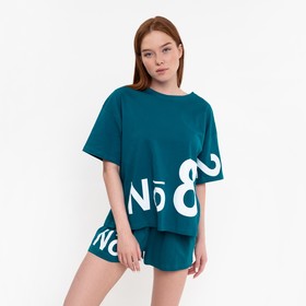 Комплект женский (футболка,шорты), цвет МИКС, размер 46
