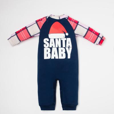 Jumpsuit Baby I "Santa team", height 62-68 cm