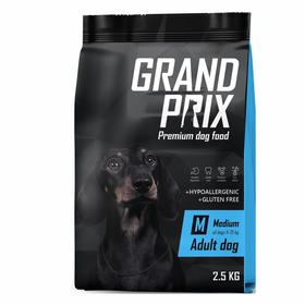 Сухой корм GRAND PRIX для собак средних пород , с курицей, 2,5 кг