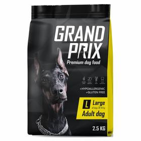 Сухой корм GRAND PRIX для собак крупных пород , с курицей, 2,5 кг