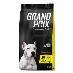 Сухой корм GRAND PRIX для собак крупных пород, ягненок, 12 кг