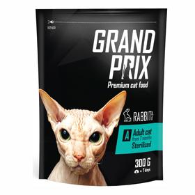 Сухой корм GRAND PRIX для кошек стерилизованных, с кроликом, 300 г
