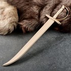 Сувенирное деревянное оружие "Сабля казака", 57 см, массив бука - фото 6689207