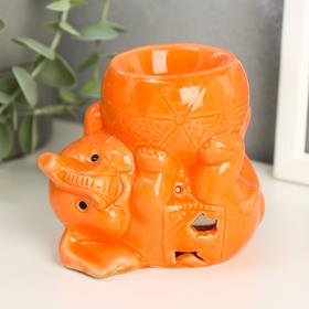 Аромалампа керамика "Слонёнок с мячом" МИКС 8,5х9х6 см