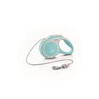 Рулетка Flexi NEW LINE Comfort XS (до 8 кг) трос, 3 м серый/голубой Рулетка Flexi NEW LINE Comfort XS (до 8 кг) трос, 3 м серый/голубой