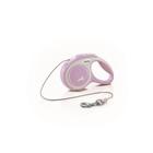 Рулетка Flexi NEW LINE Comfort XS (до 8 кг) трос, 3 м серый/розовый Рулетка Flexi NEW LINE Comfort XS (до 8 кг) трос, 3 м серый/розовый