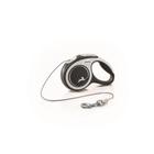 Рулетка Flexi NEW LINE Comfort XS (до 8 кг) трос, 3 м серый/черный Рулетка Flexi NEW LINE Comfort XS (до 8 кг) трос, 3 м серый/черный