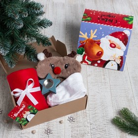 Набор подарочный «Теплых объятий» плед и аксессуары