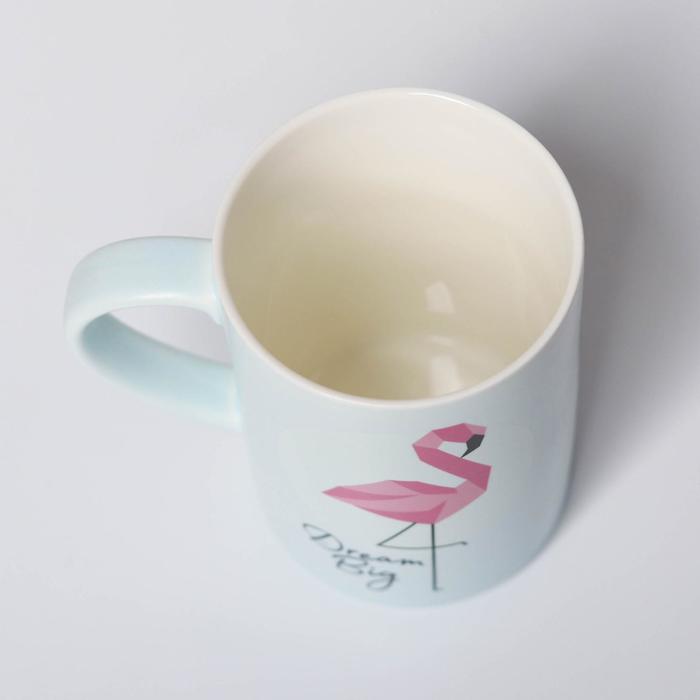 Кружка "Dream big", soft-touch, 450 мл - фото 798814124