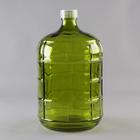 Бутыль стеклянный «GJR. Зелёный», 11,4 л, цвет зелёный - фото 493668