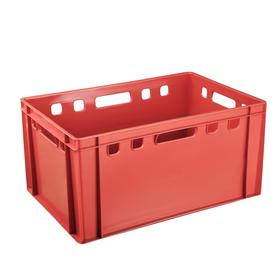 Ящик пластиковый, 210 Е3П, 60х40х30см, красный