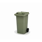 Передвижной мусорный контейнер 240л., МКА-240, 106,9х72,1х58,2см, зеленый - фото 8220882