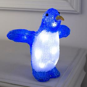Светодиодная фигура «Пингвин» 20.5 × 20.5 × 7 см, акрил, батарейки ААх2 (не в комплекте), свечение белое
