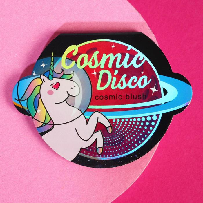 Запечённые румяна Cosmic disco, оттенокнатурально-розовый