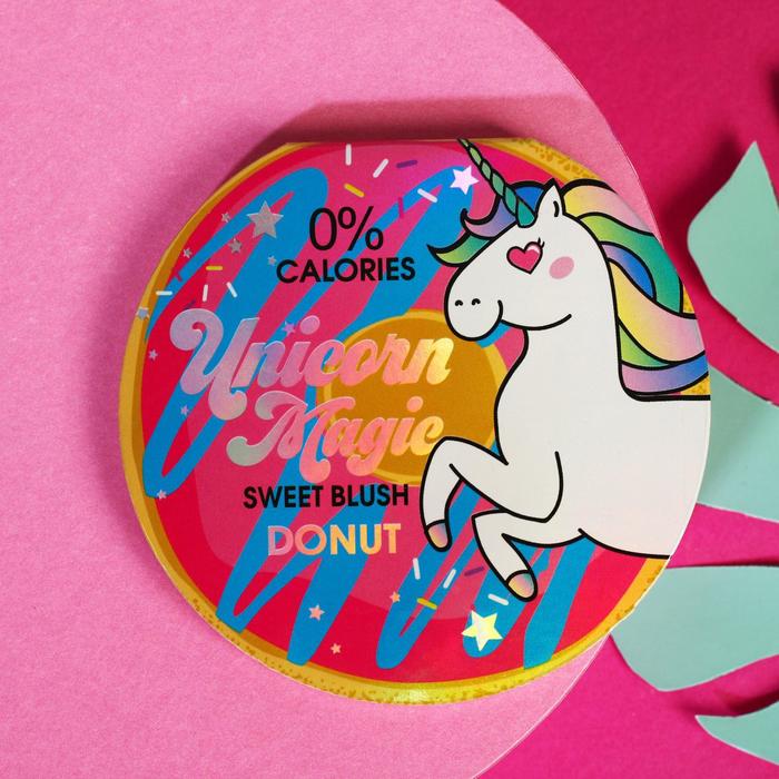 Запеченные румяна Unicorn magic, оттенок натурально-розовый