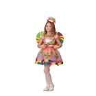 Карнавальный костюм «Конфетка», платье, головной убор, крылья, р. 26, рост 104 см - фото 1002639