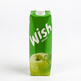 Нектар яблочный "Wish" 1л Tetra Prisma Aseptic 8032183