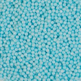 Кондитерская посыпка «Сахарные шарики» 4 мм, голубые, перламутровые, 50 г