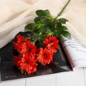 Цветы искусственные "Силена" 5х60 см, красно-оранжевый
