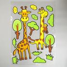 Наклейка EVA "Жирафы" 79х49 см - фото 127197879