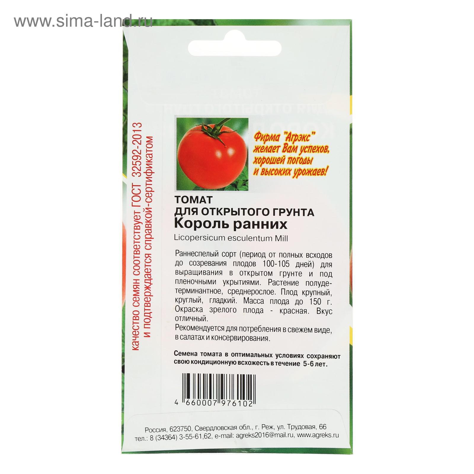 Томаты Король Ранних Фото
