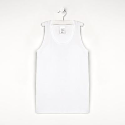 T-shirt for a boy, white color, height 128 cm