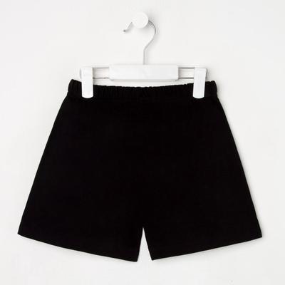 Shorts for boys, color black, height 122 cm