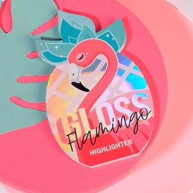 Flamingo Gloss Baked Highlighter for Natural Skin Radiance