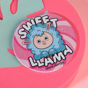 Запечённый хайлайтер для естественного сияния кожи Sweet Llama